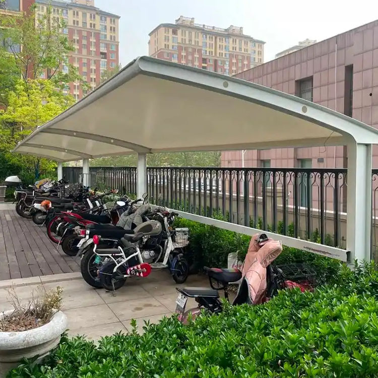 漯河膜结构电动车棚